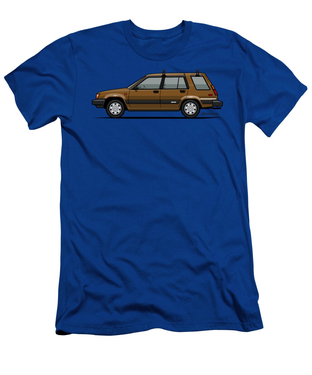 Toyota Tercel Sr5 4wd Wagon Al25 Bronze Monkey Crisis on Mars T-Shirt
