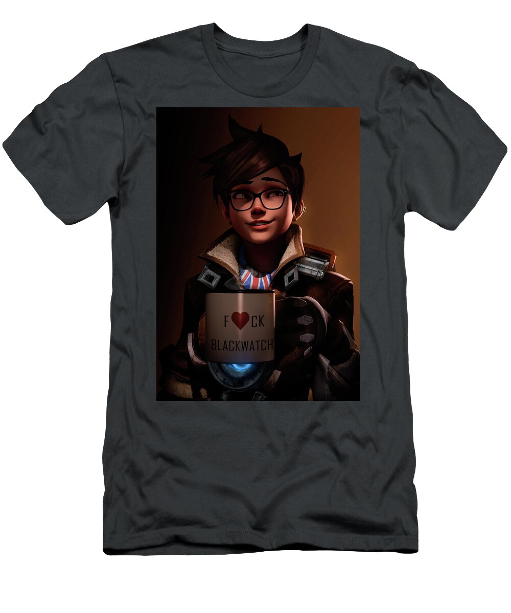 Tracer Overwatch Evgeny Bubley T-Shirt
