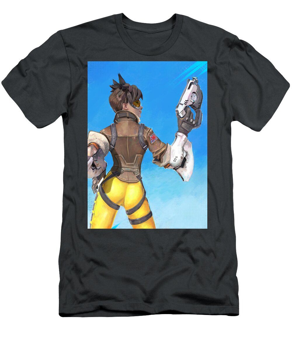 Tracer Overwatch Michael Cain T-Shirt