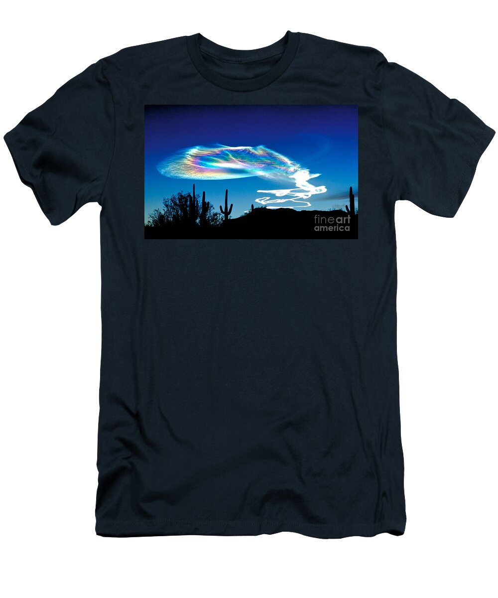 Trail From a Launch in New Mexico Frank Zullo T-Shirt