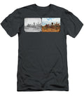 Train Civil War US Military Engine 133 1863 Side By Side Mike Savad T-Shirt
