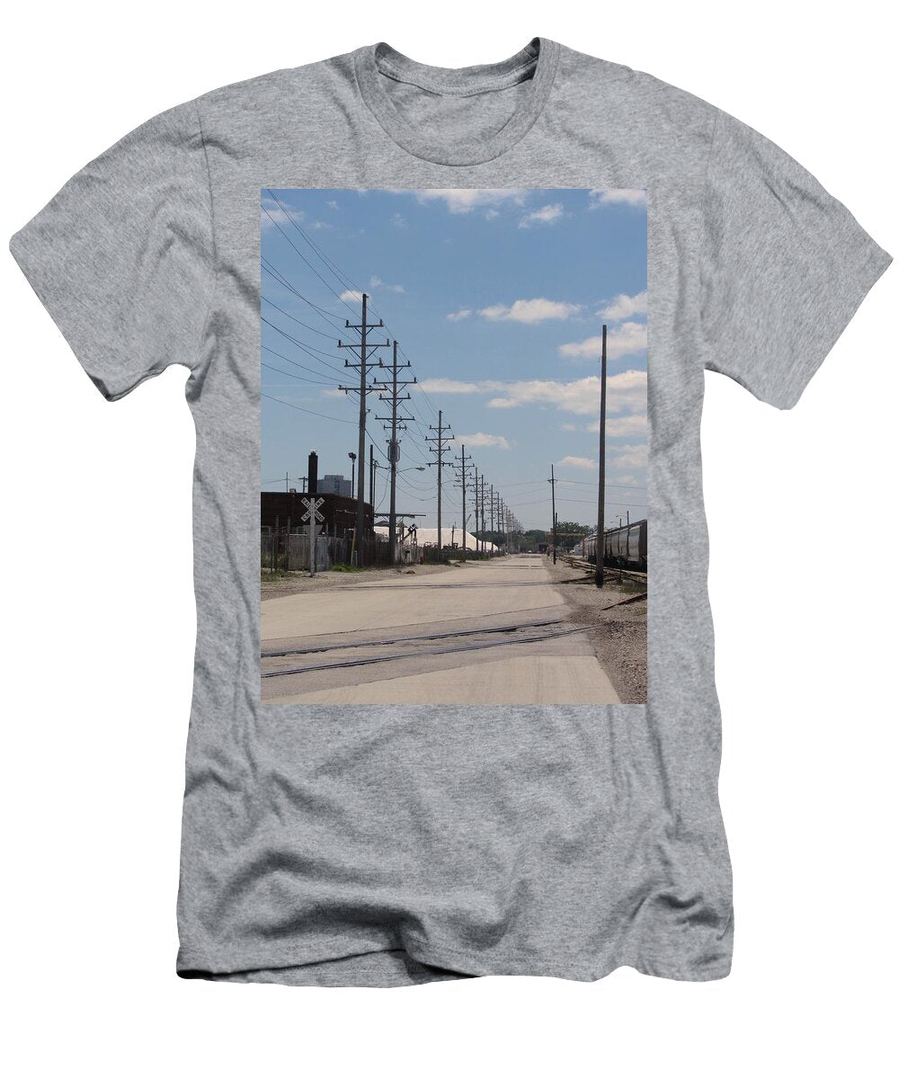 Train Track Crossing Anita Burgermeister T-Shirt