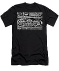 Train Wheels Detail in Black and White Paul Ward T-Shirt