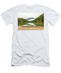 Tranquil Mountain Lake View Garth Steger T-Shirt