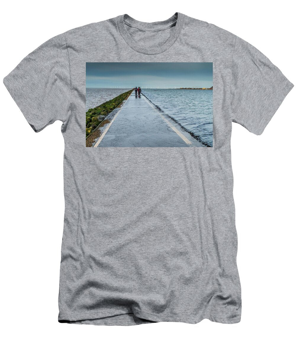 Tranquil Walk Around West Kirby Marina Lake Wirral Phil Longfoot T-Shirt