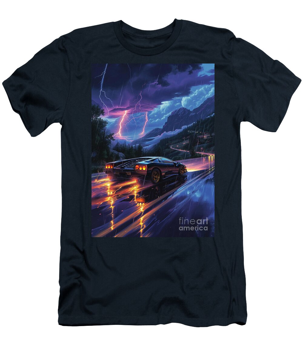 Transport Lamborghini Diablo Travel Polar Clark Leffler T-Shirt