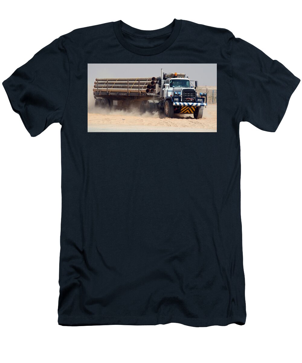 Transporting Drilling Casing Mike Macey T-Shirt