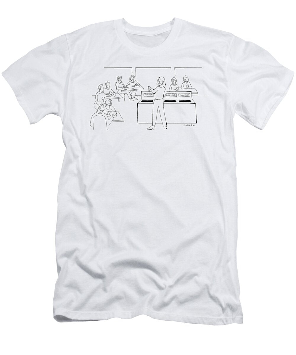 Trash Recycle Compost Maggie Larson T-Shirt
