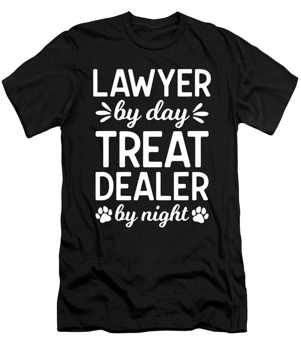 Treat Dealer Funny Lawyer Dog Mom Treat Dealer Sophie Eleanor T-Shirt