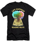 Tree of Life Happens Reading Helps Book Lover Bookworm Maximus Designs T-Shirt