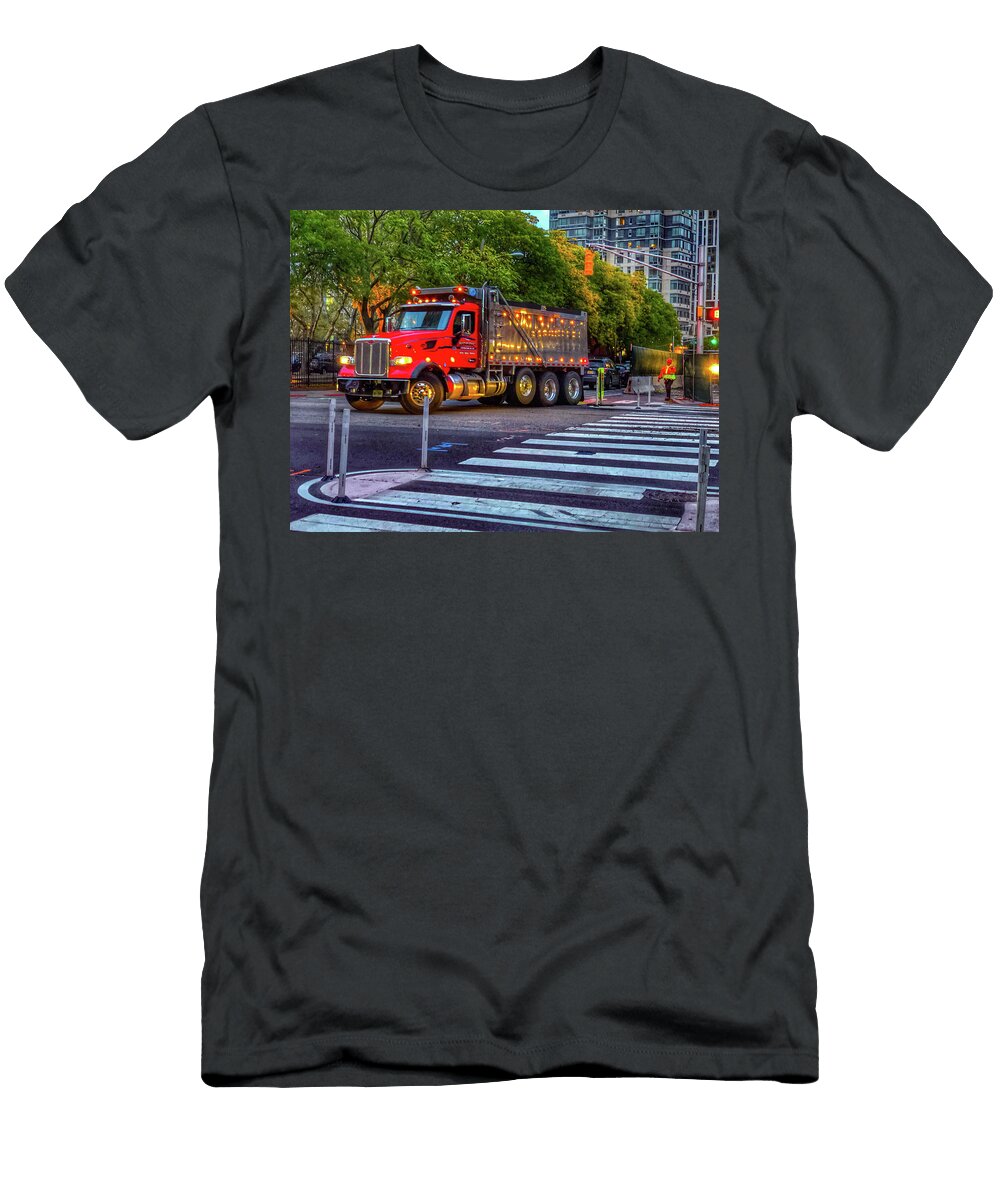 Tri Axle Dump Truck William E Rogers T-Shirt