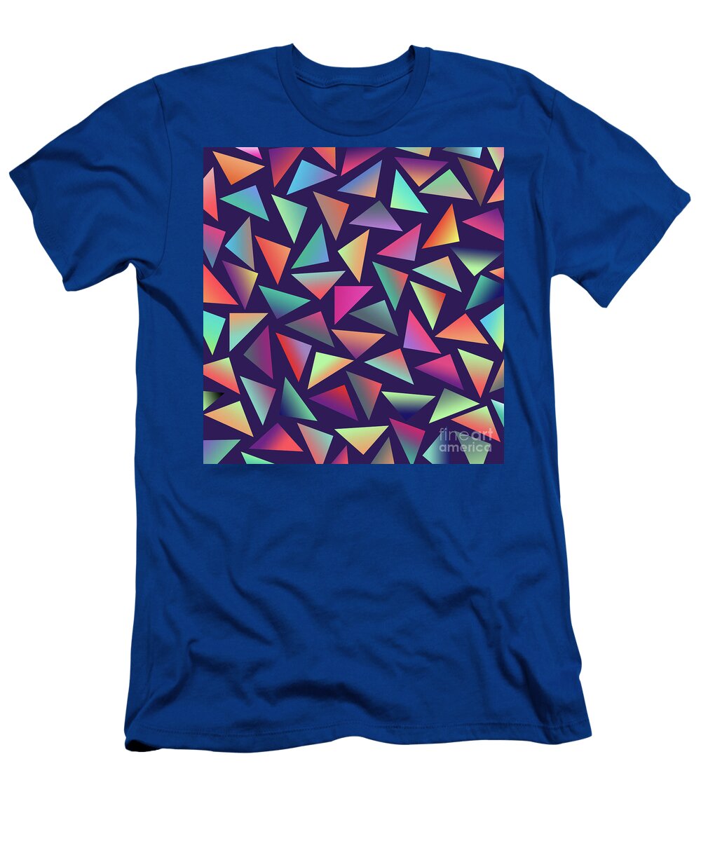 Triangle Geometric Pattern Asad Ponir T-Shirt