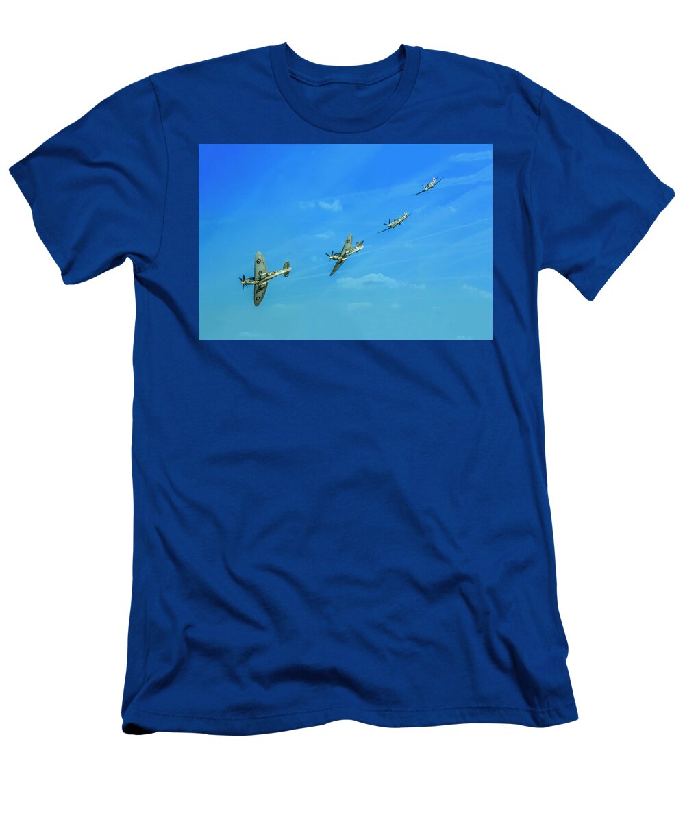 Tribute to the Grace Spitfire Ml407 Steve Whitham T-Shirt
