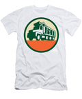 Triple Axle Dump Trunk Low Angle Circle Retro Aloysius Patrimonio T-Shirt