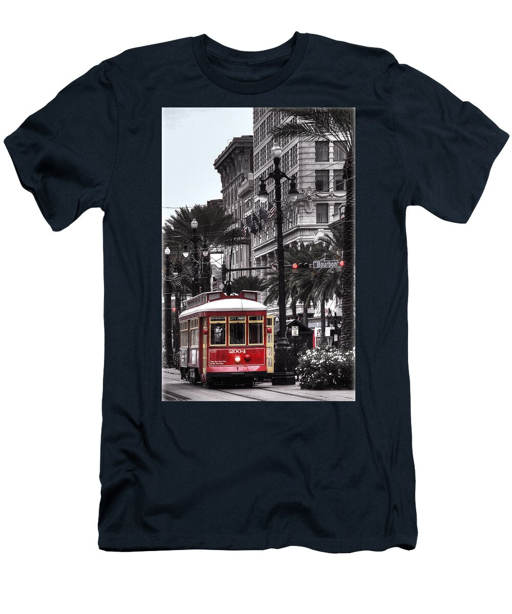 Trolley on Bourbon and Canal Tammy Wetzel T-Shirt