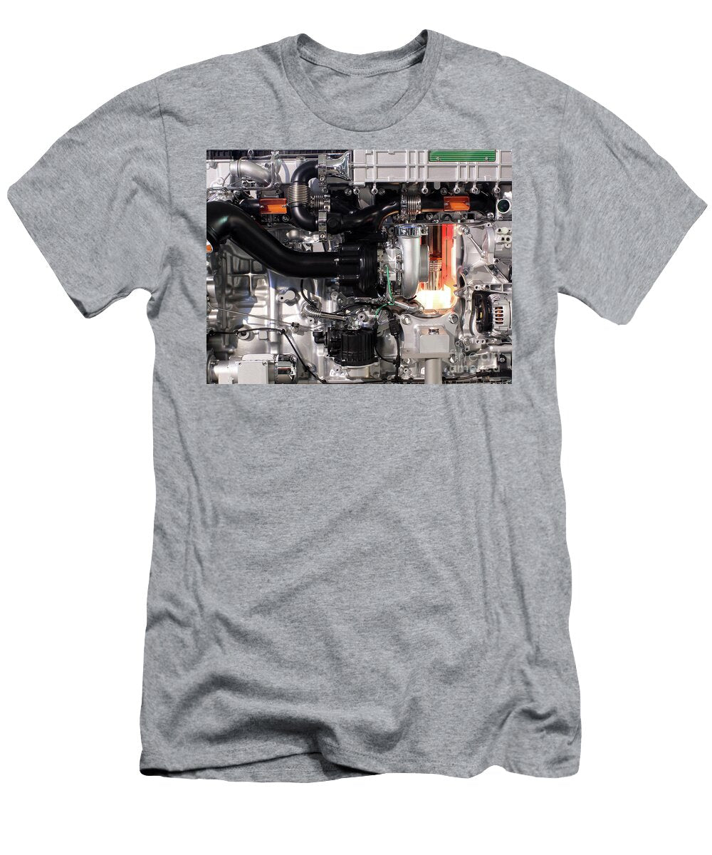 Truck Diesel Engine Closeup Goce Risteski T-Shirt