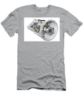 Truck Gearshift Front View Isolated on White Goce Risteski T-Shirt