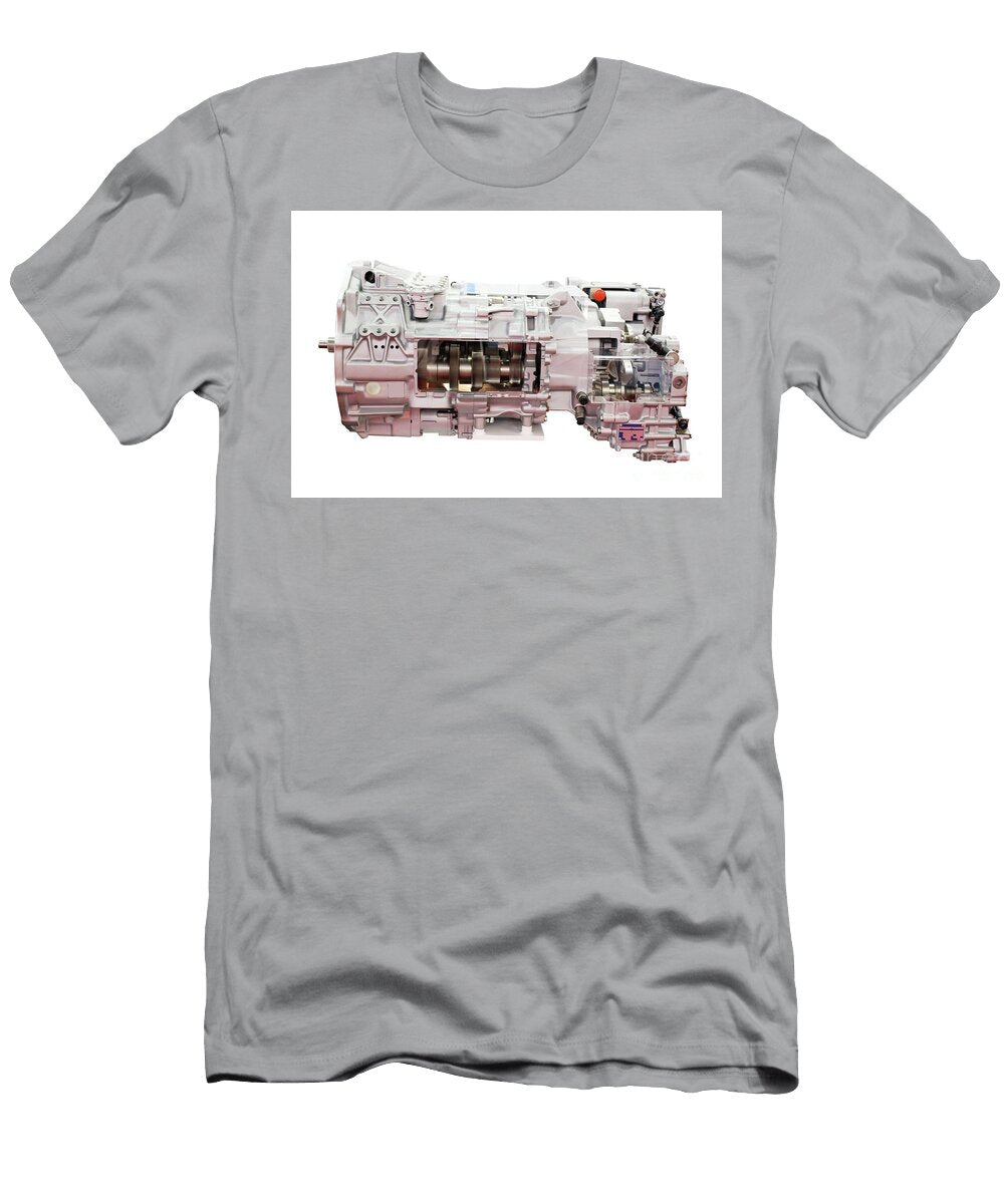 Truck Gearshift Isolated on White Goce Risteski T-Shirt