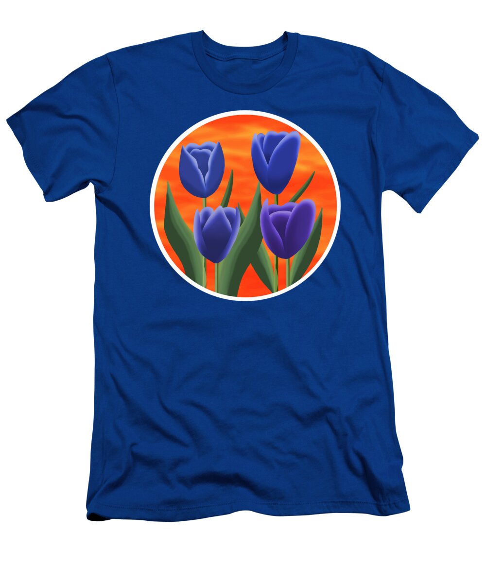 Tulips in Full Bloom Andrew Hitchen T-Shirt