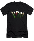 Tulips on Black Mark Rogan T-Shirt