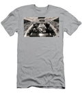 Turbocharged Engine Black and White Anthony Ellis T-Shirt