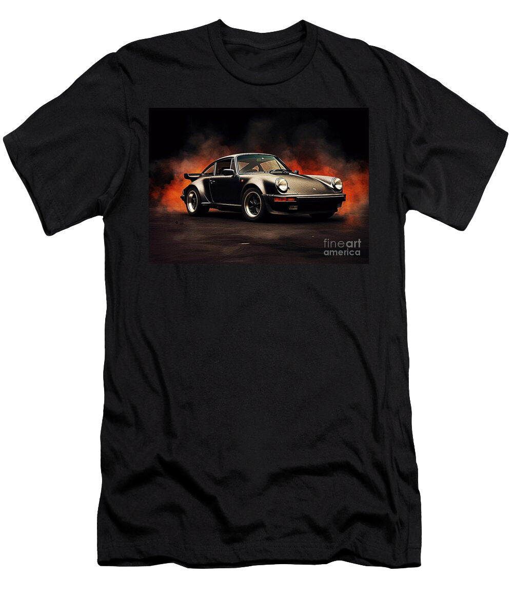 Turbocharged Thrill Porsche 911 Turbo Sports Car Cortez Schinner T-Shirt