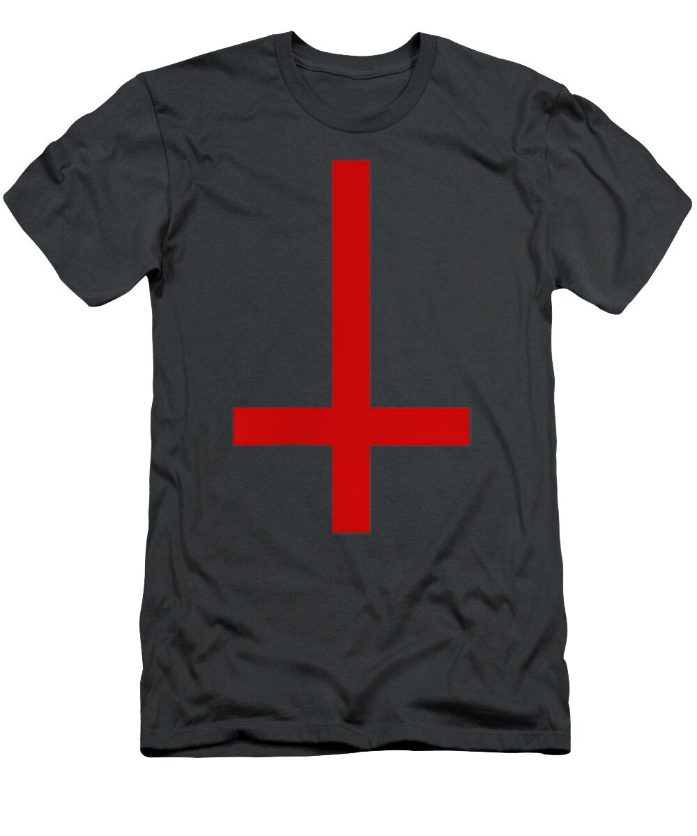 Turned Cross Discreet Satanist Symbol for Daily Life Ahaan Zelda T-Shirt