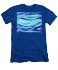 Turquoise Blue Curving Sea Waves Irina Sztukowski T-Shirt