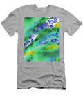 Turquoise Blue Green Abstract Cool Waters Watercolor Splashes Ii Irina Sztukowski T-Shirt