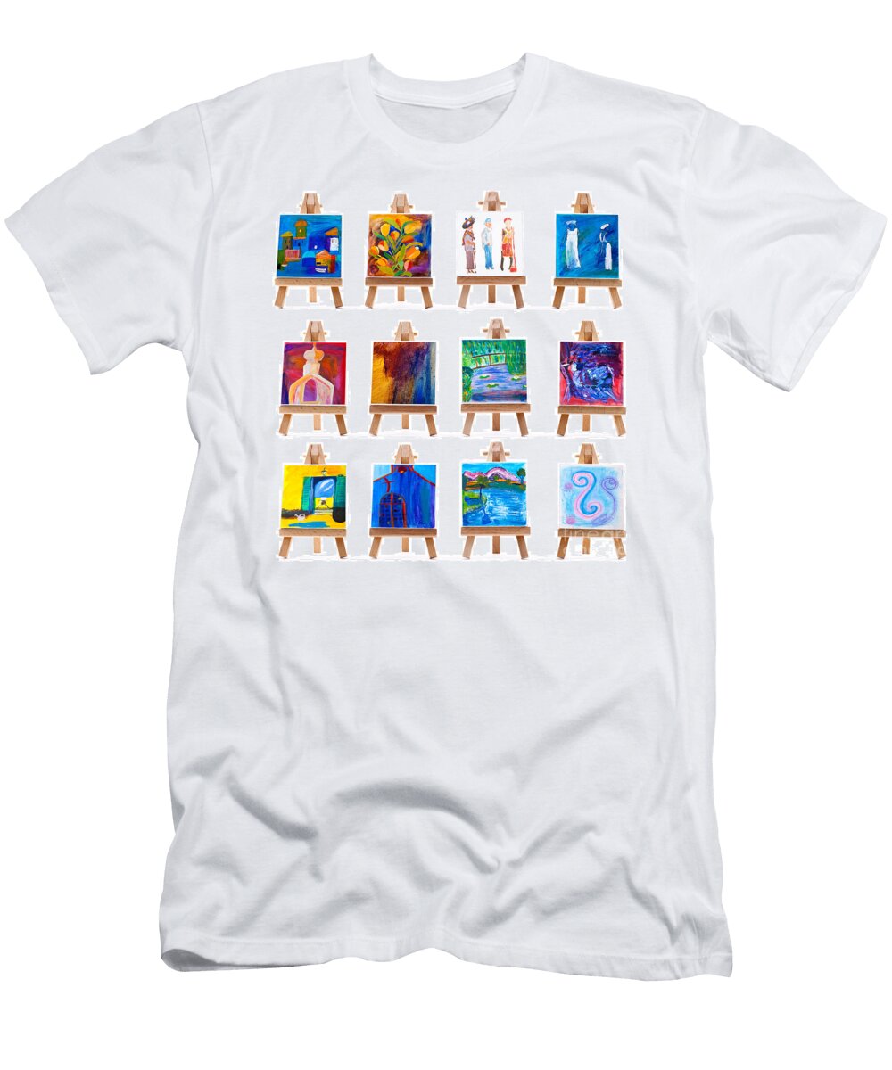 Twelve Mini Paintings Kay Gale T-Shirt