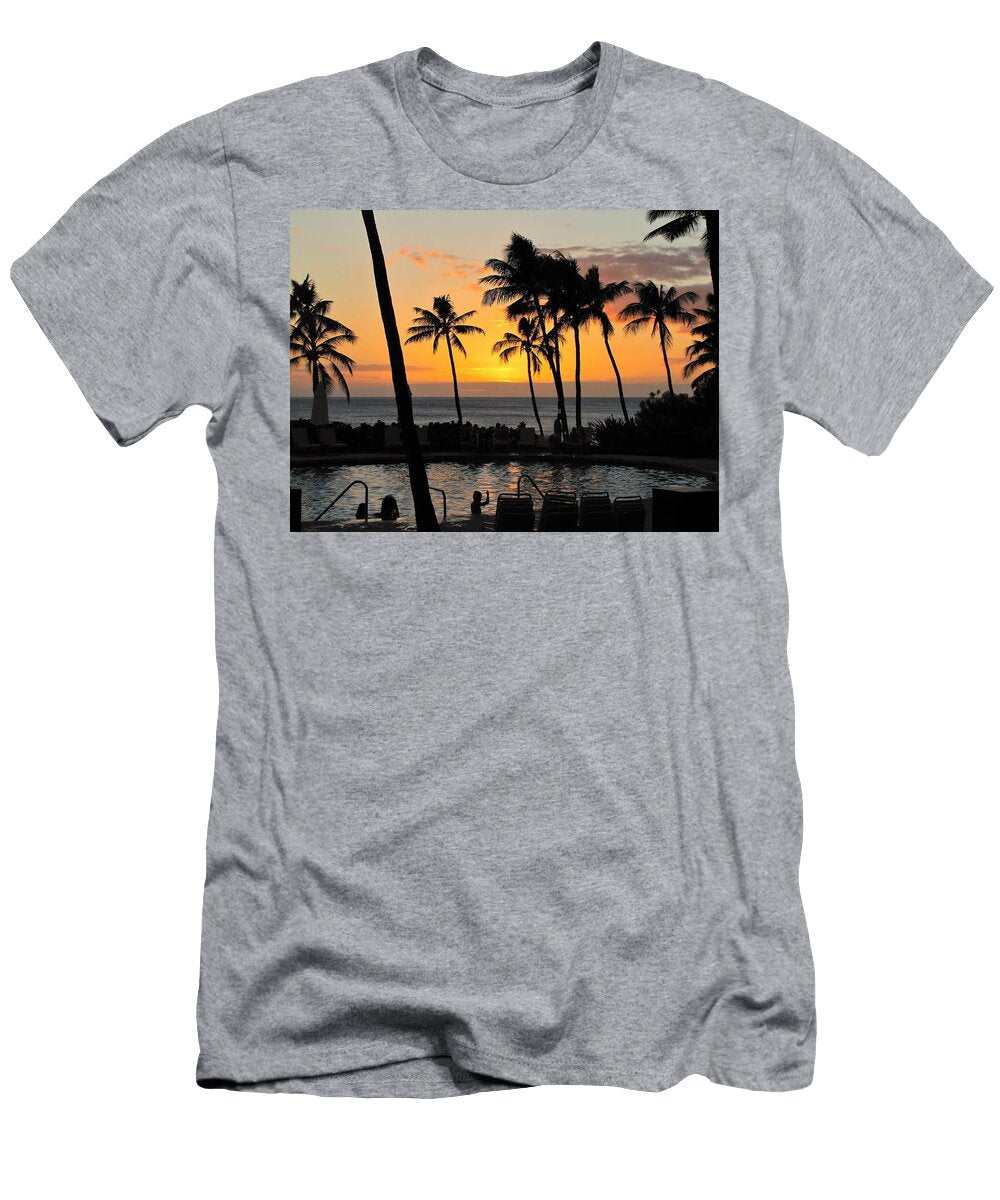 Twilight Hawaiian Style Cat Pancake T-Shirt