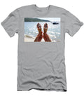 Two Ice Cream Cones with Chocolate and Jam in a Female Hand Elena Saulich T-Shirt
