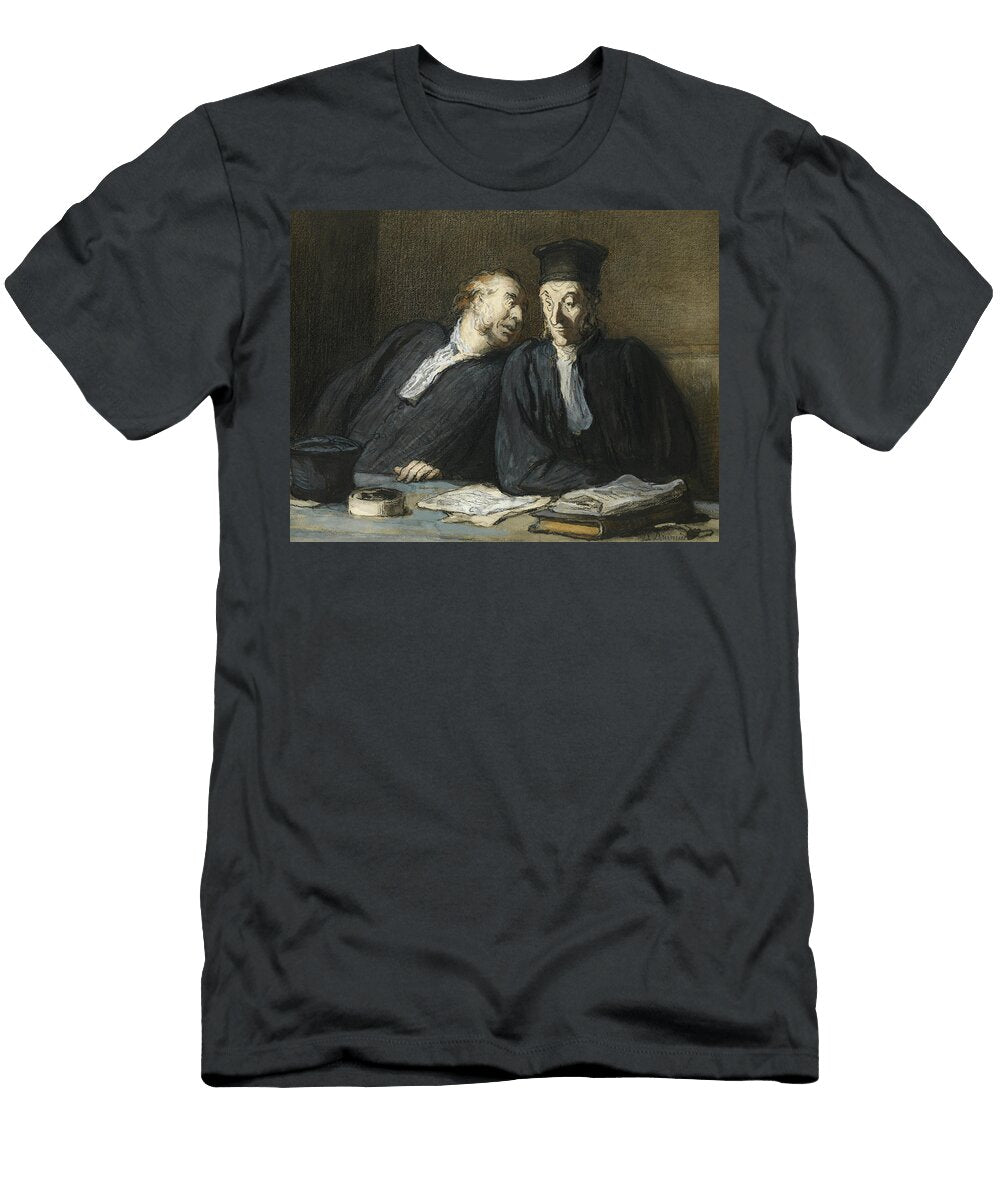 Two Lawyers Conversing Honore Daumier T-Shirt