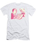 Two Men Going Over a Contract Csa Images T-Shirt