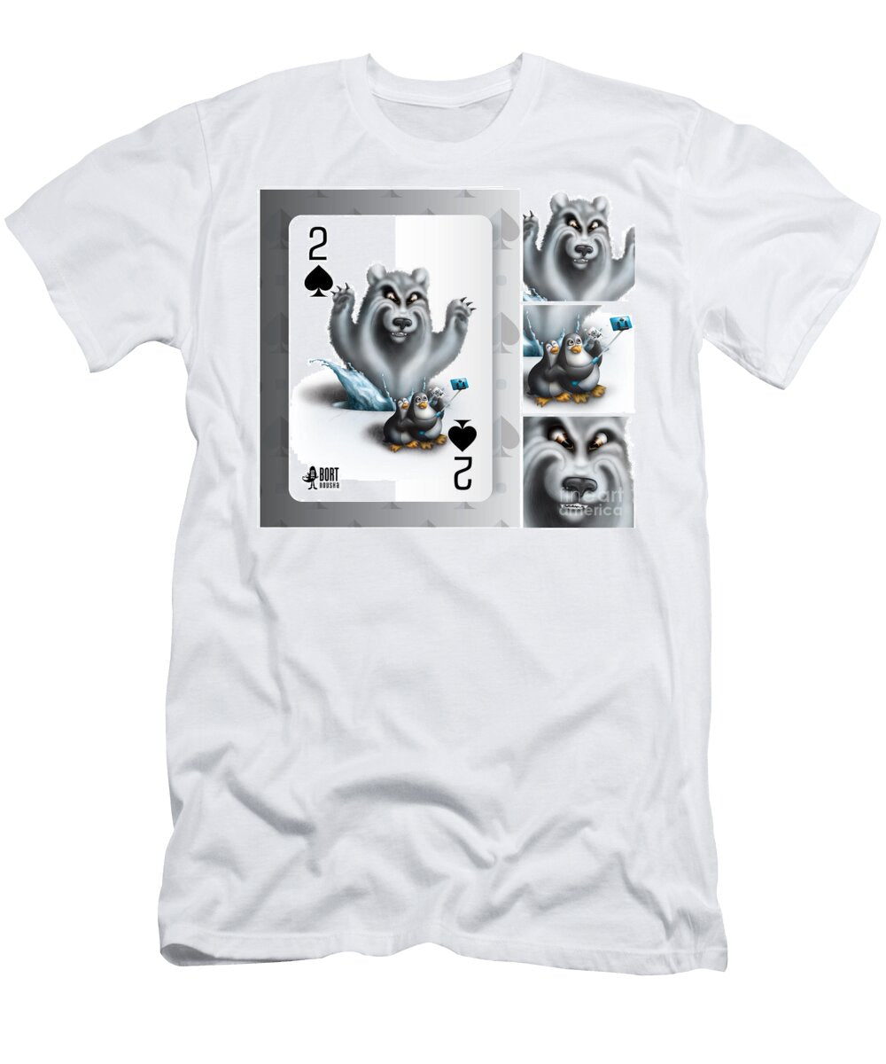 Two of Spades No Selfies Vlada Bortnovska T-Shirt