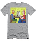 Two People on Computers Csa Images T-Shirt