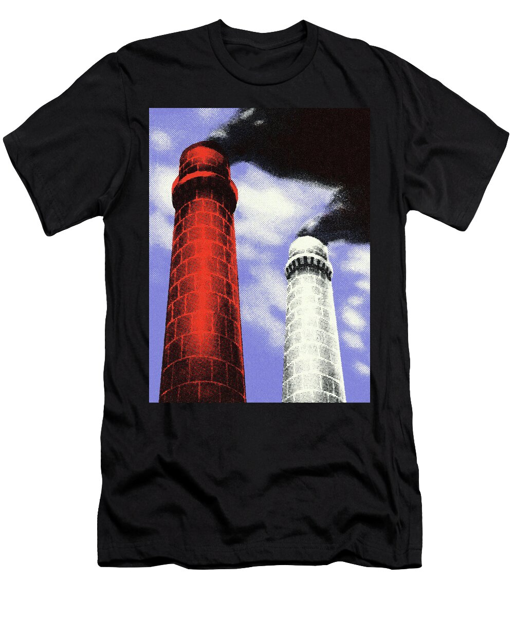 Two Smokestacks Csa Images T-Shirt