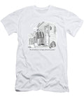 Two Suited Men Stand on the Doorstep of a House Robert Leighton T-Shirt