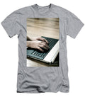 Typing on Laptop Michal Bednarek T-Shirt