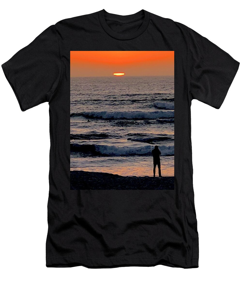 Ufo Sunset Michael Klahr T-Shirt