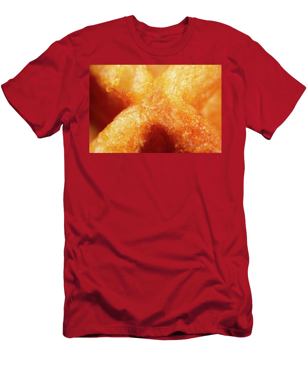 Ultra Macro Photo of a Belgian Waffle Rob Downer T-Shirt
