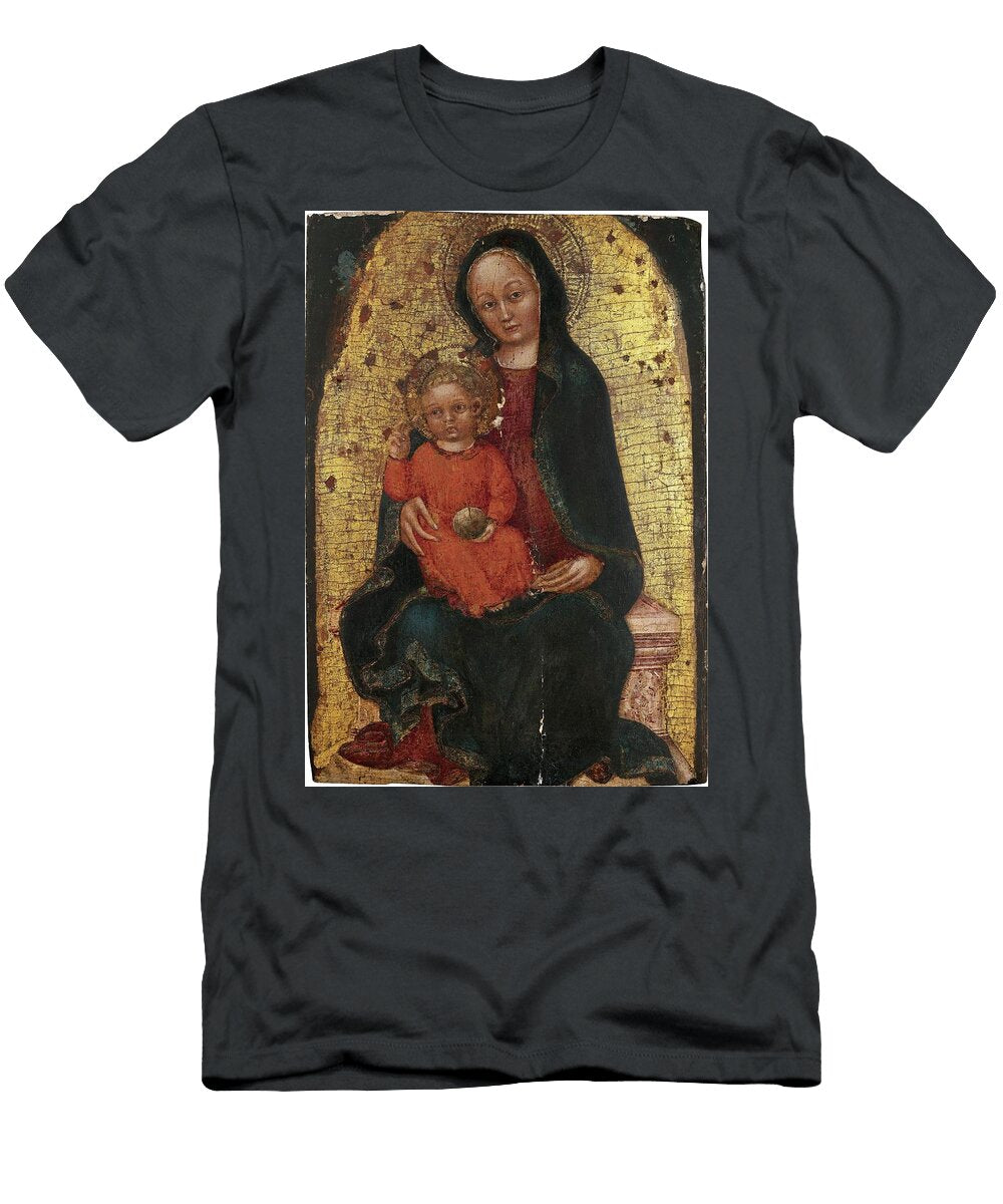 Umbrian School Madonna and Child Celestial Images T-Shirt