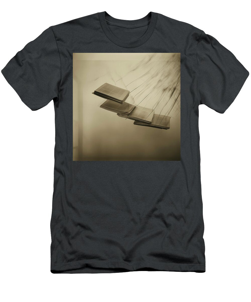 Unbound Book Pages to Be Stacked Yo Pedro T-Shirt