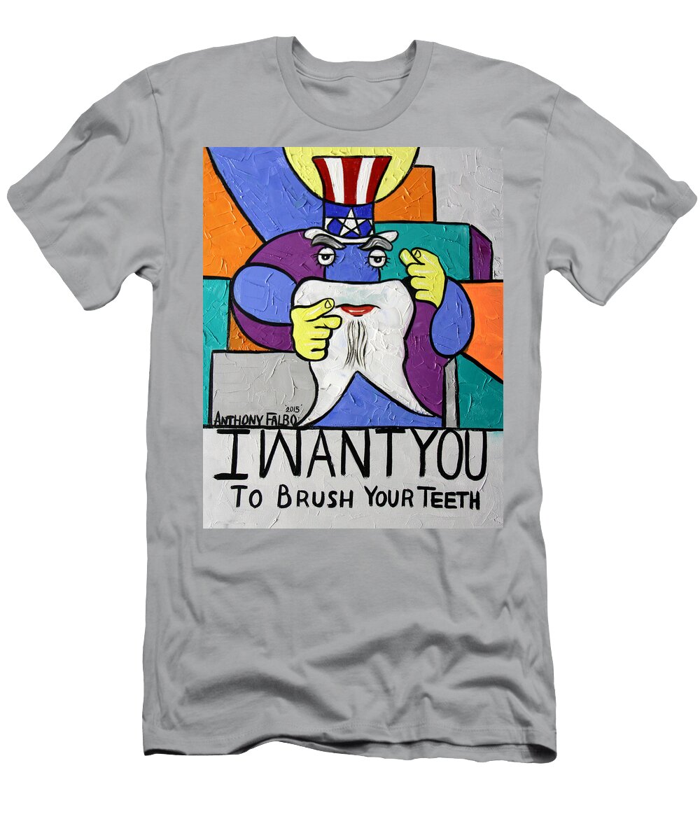Uncle Sam Tooth Anthony Falbo T-Shirt