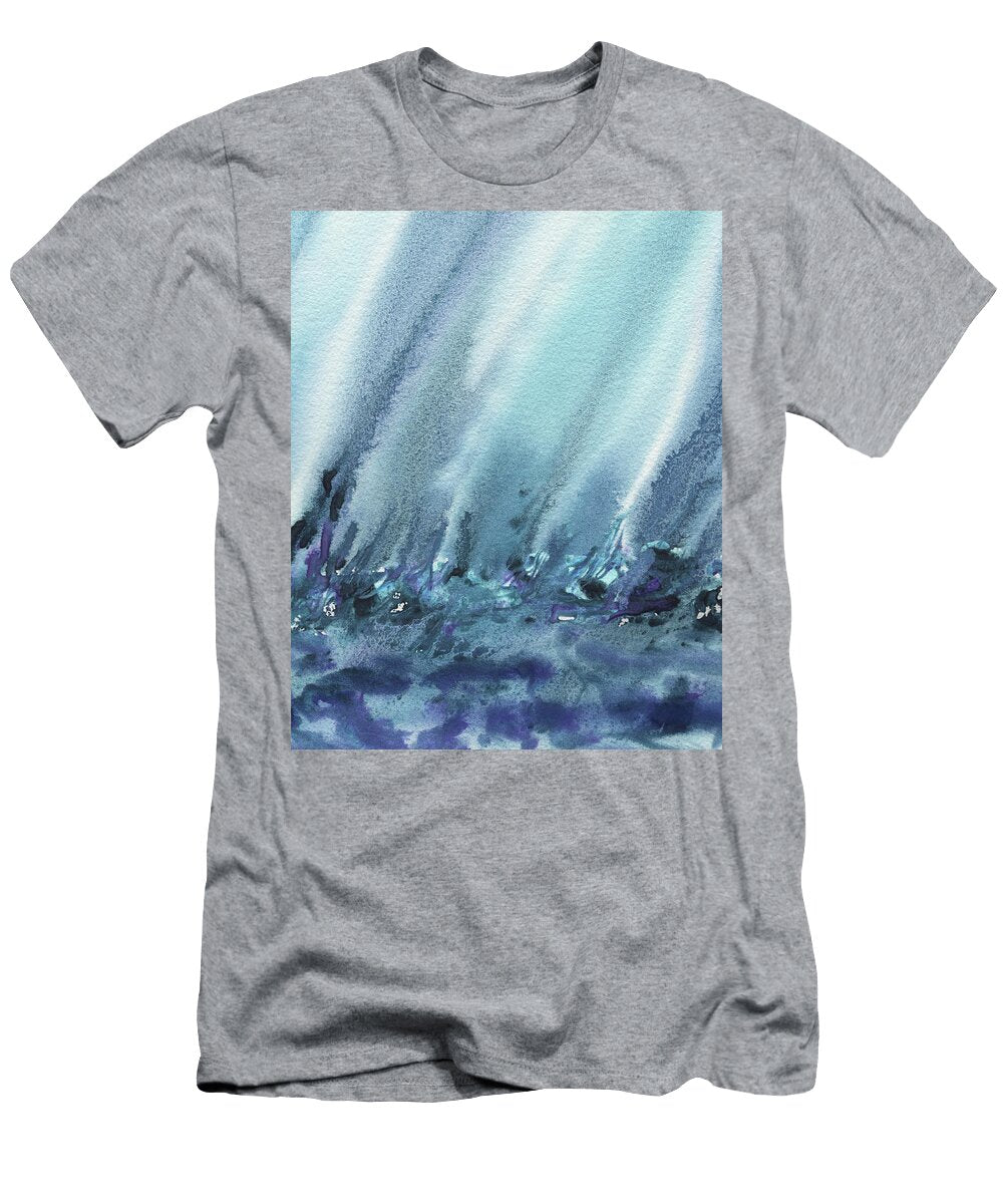 Under the Sea Abstract Ocean Blue Waters Irina Sztukowski T-Shirt