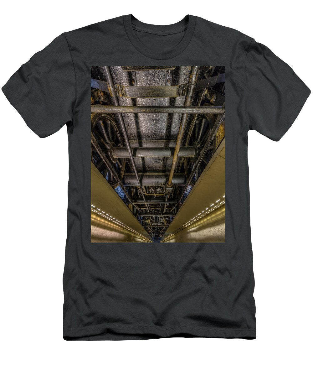 Underneath a Steam Train Clare Bambers T-Shirt