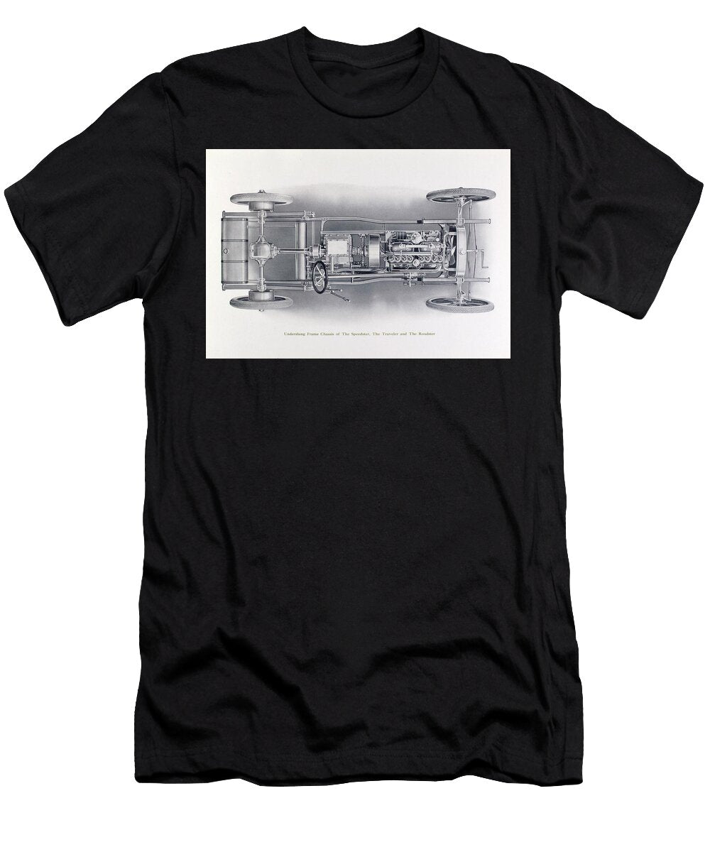Underslung Frame Chassis of the Speedster the Traveler and the Roadster American Motor Car Company T-Shirt