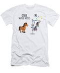 Unicorn Makeup Artist Other Me Funny Gift for Coworker Women Her Cute Office Birthday Present Funnygiftscreation T-Shirt