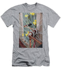 Unicycle Wheel with Flowers William Kuta T-Shirt