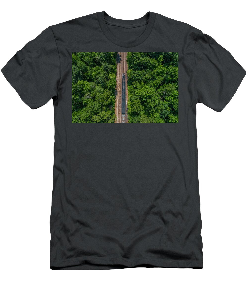 Union Pacific Big Boy Between the Trees Thomas Visintainer T-Shirt